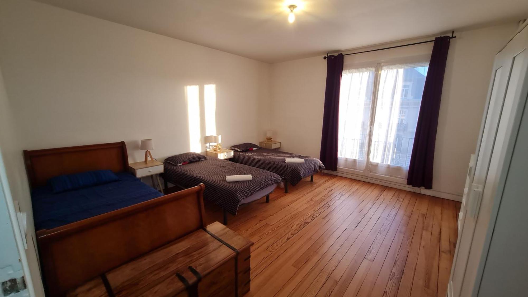 Appartement 83 M2, 4 Lits , 5 Pers, 100 M De La Gare, Confortable Et Lumineux Le Havre Bagian luar foto